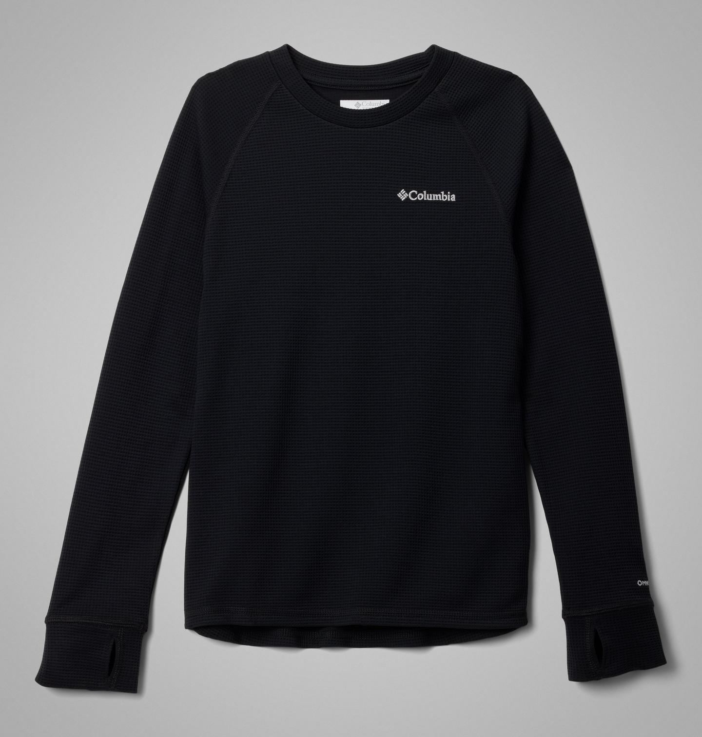 Детская рубашка Columbia Tech Trail Utility Warm Long Sleeve, цвет: Чёрный — фото 1