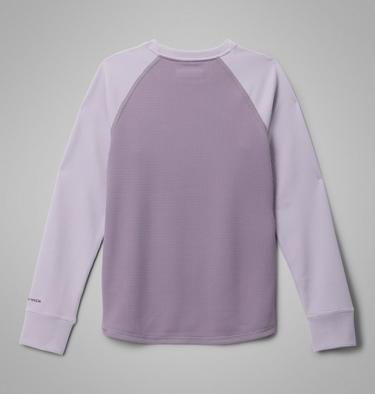 T-shirt Fonctionnel Chaud Manches Longues Tech Trail Junior Unisexe, Color: Shale Purple, Lavender Pearl, image 2