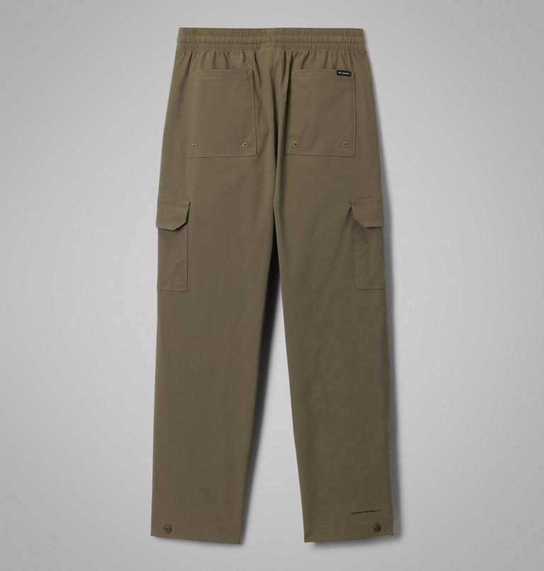 Youth Tech Trail Utility Trousers, Color: Stone Green, image 2