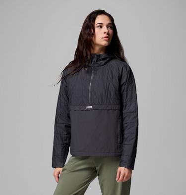 Women's PFG Uncharted II Insulated Hooded Anorak, Color: Shark, image 8