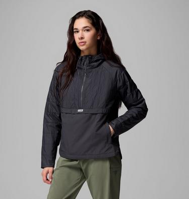 Women's PFG Uncharted II Insulated Anorak, Color: Shark, image 3