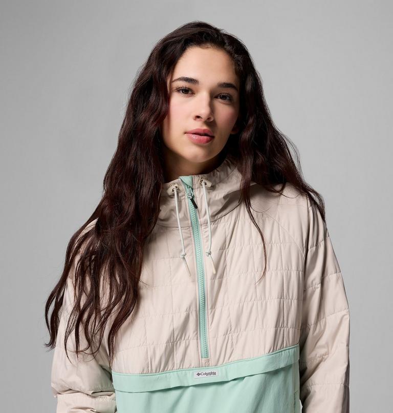 Anorak aislante con capucha PFG Uncharted II para mujer, Color: Dark Stone, Misty Jade, image 5