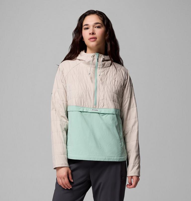 Anorak aislante con capucha PFG Uncharted II para mujer, Color: Dark Stone, Misty Jade, image 1