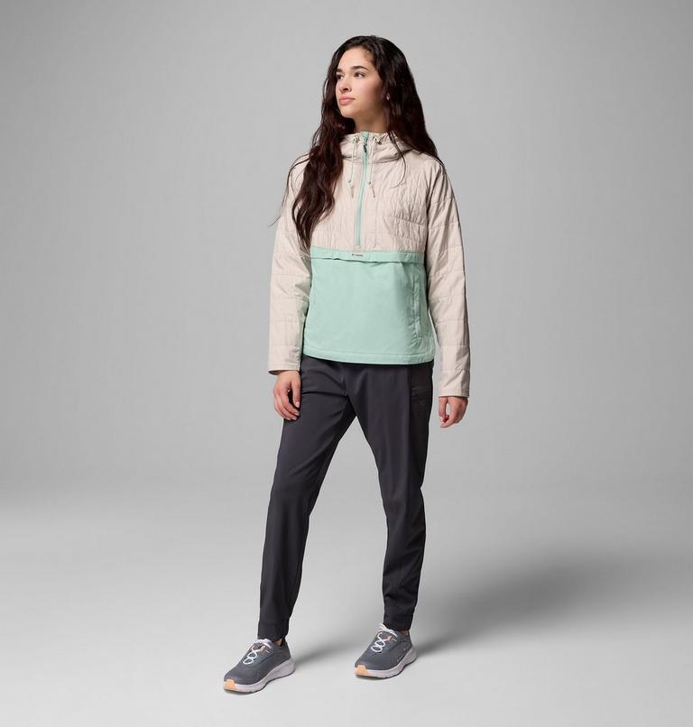 Anorak aislante con capucha PFG Uncharted II para mujer, Color: Dark Stone, Misty Jade, image 9