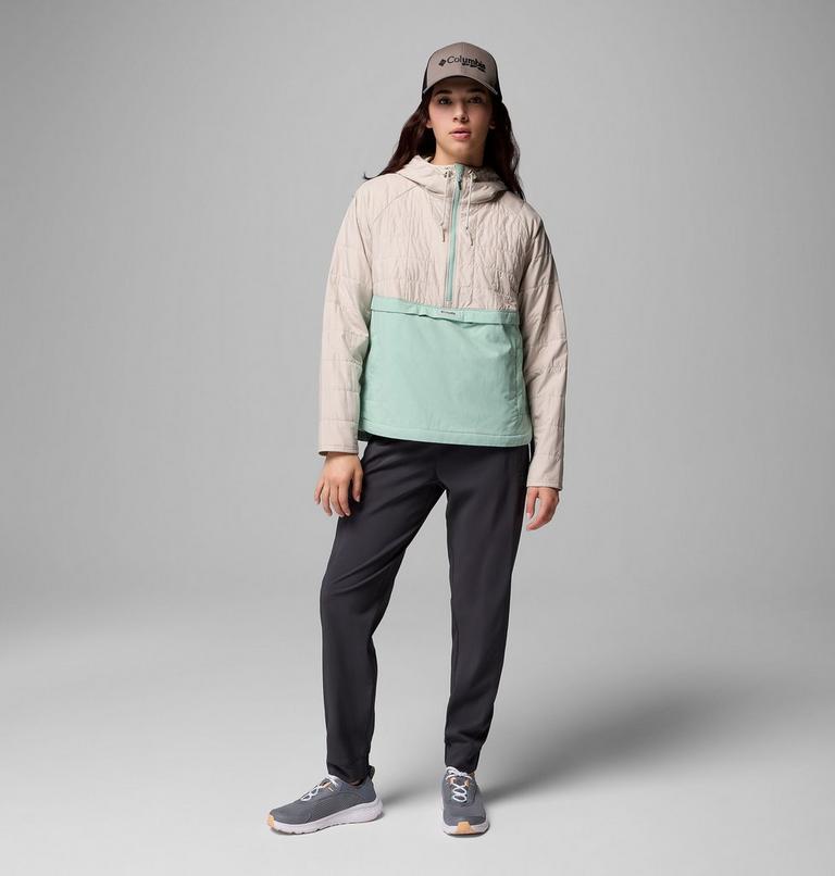 Anorak aislante con capucha PFG Uncharted II para mujer, Color: Dark Stone, Misty Jade, image 10