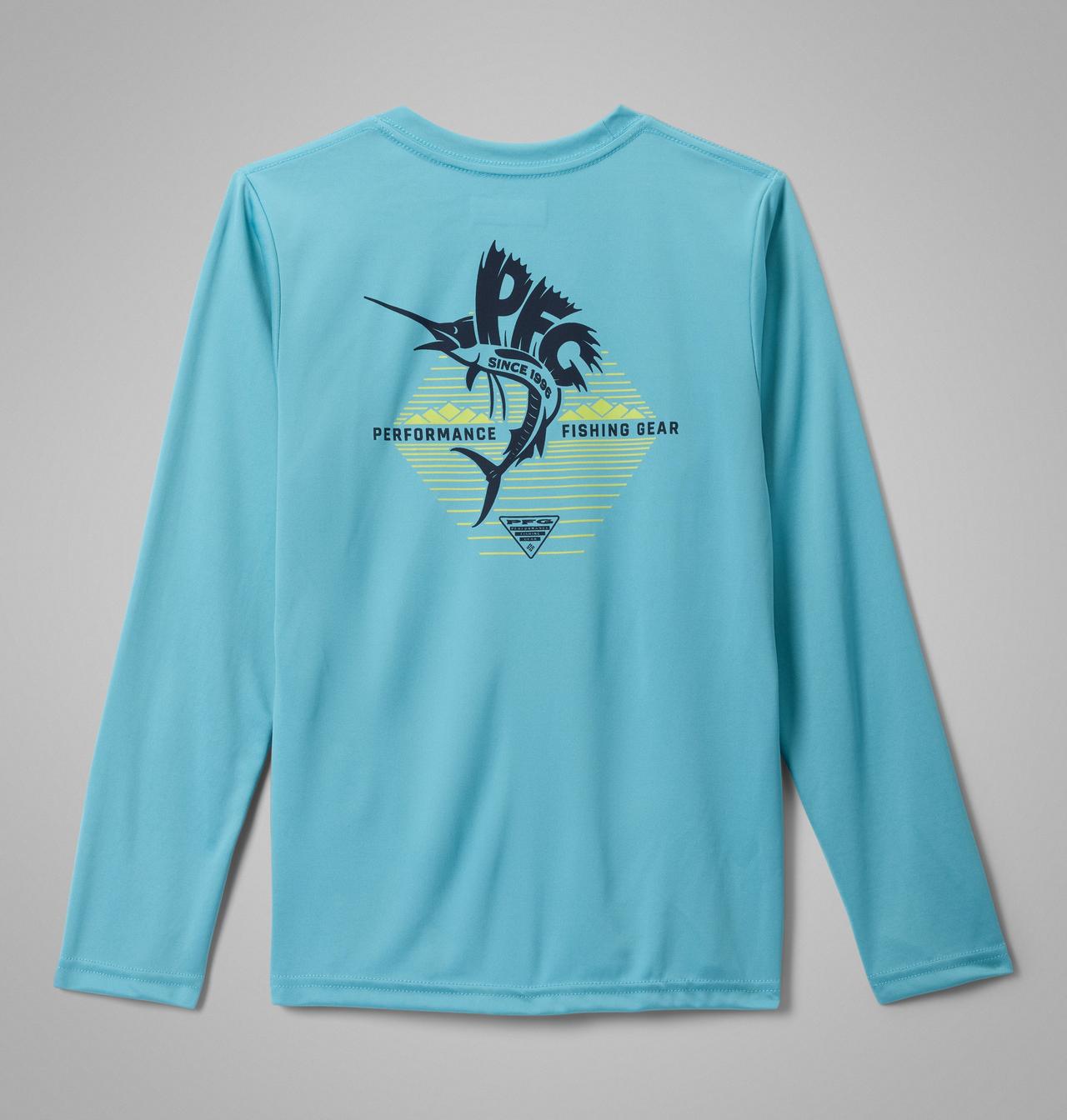 Boys' Terminal Tackle PFG™ Horizon Line Long Sleeve Shirt 1