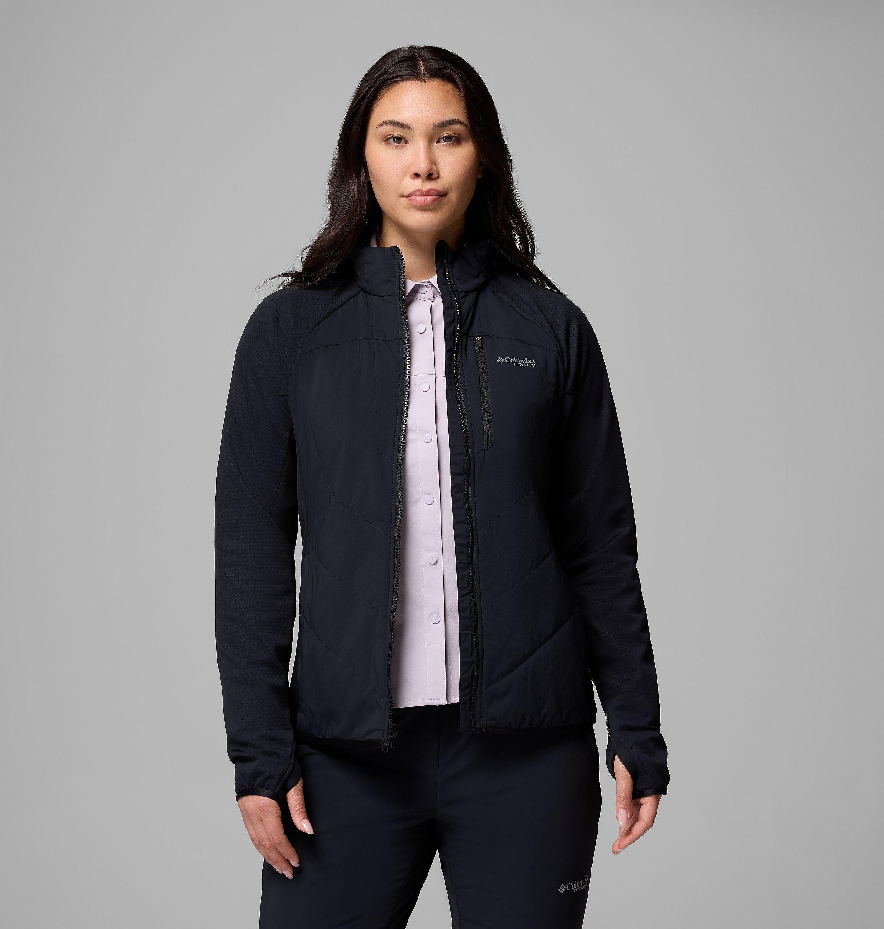 Women's Arctic Crest Hybrid Full Zip Jacket 5