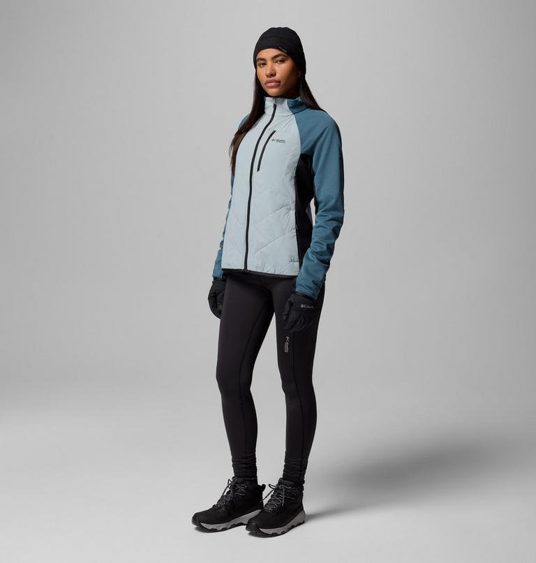 Chaqueta de forro polar técnica Arctic Crest Hybrid para mujer, Color: Crushed Blue, Everblue, Black, image 2