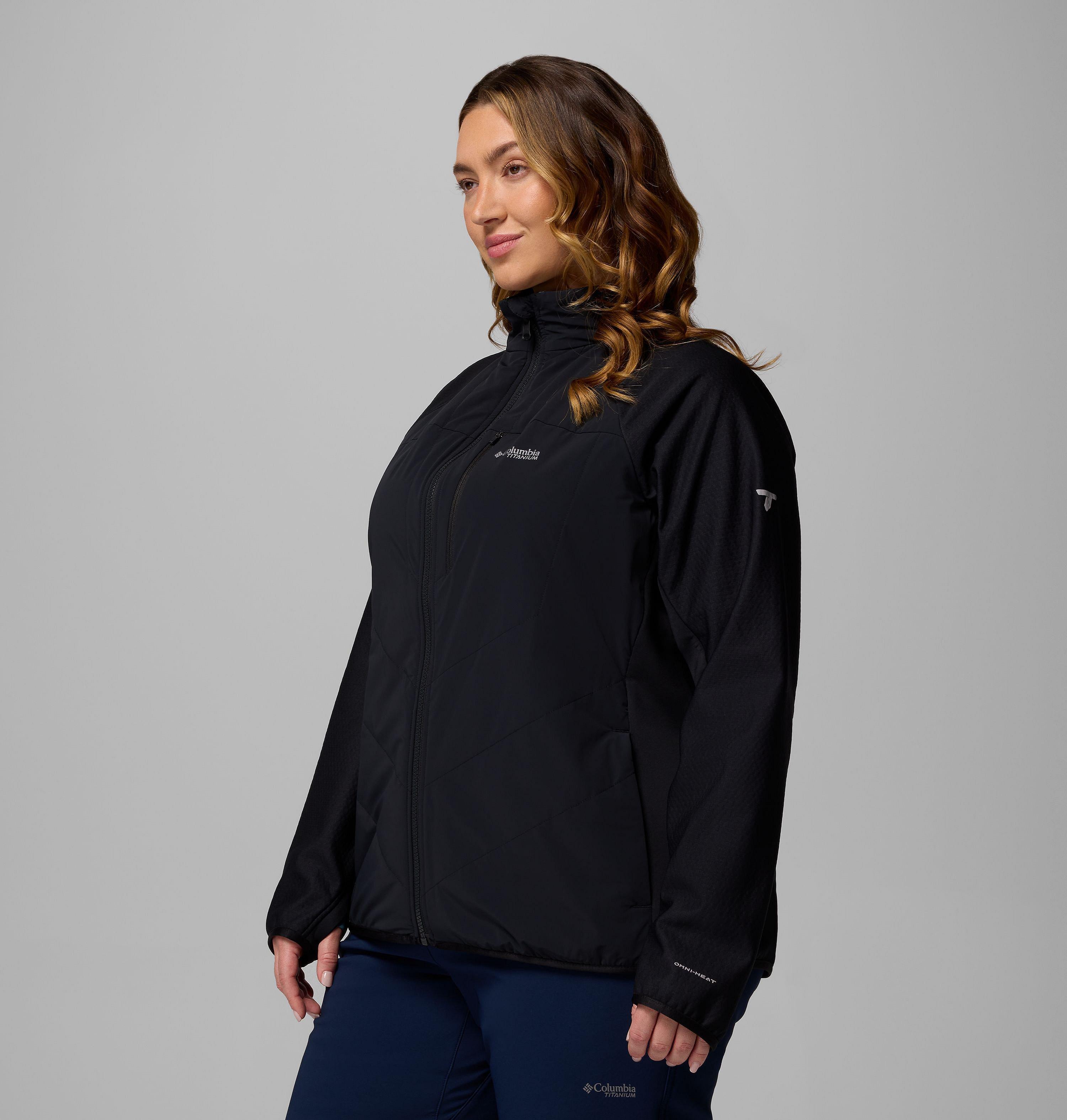 Women's Arctic Crest Hybrid Full Zip - Plus Size 4