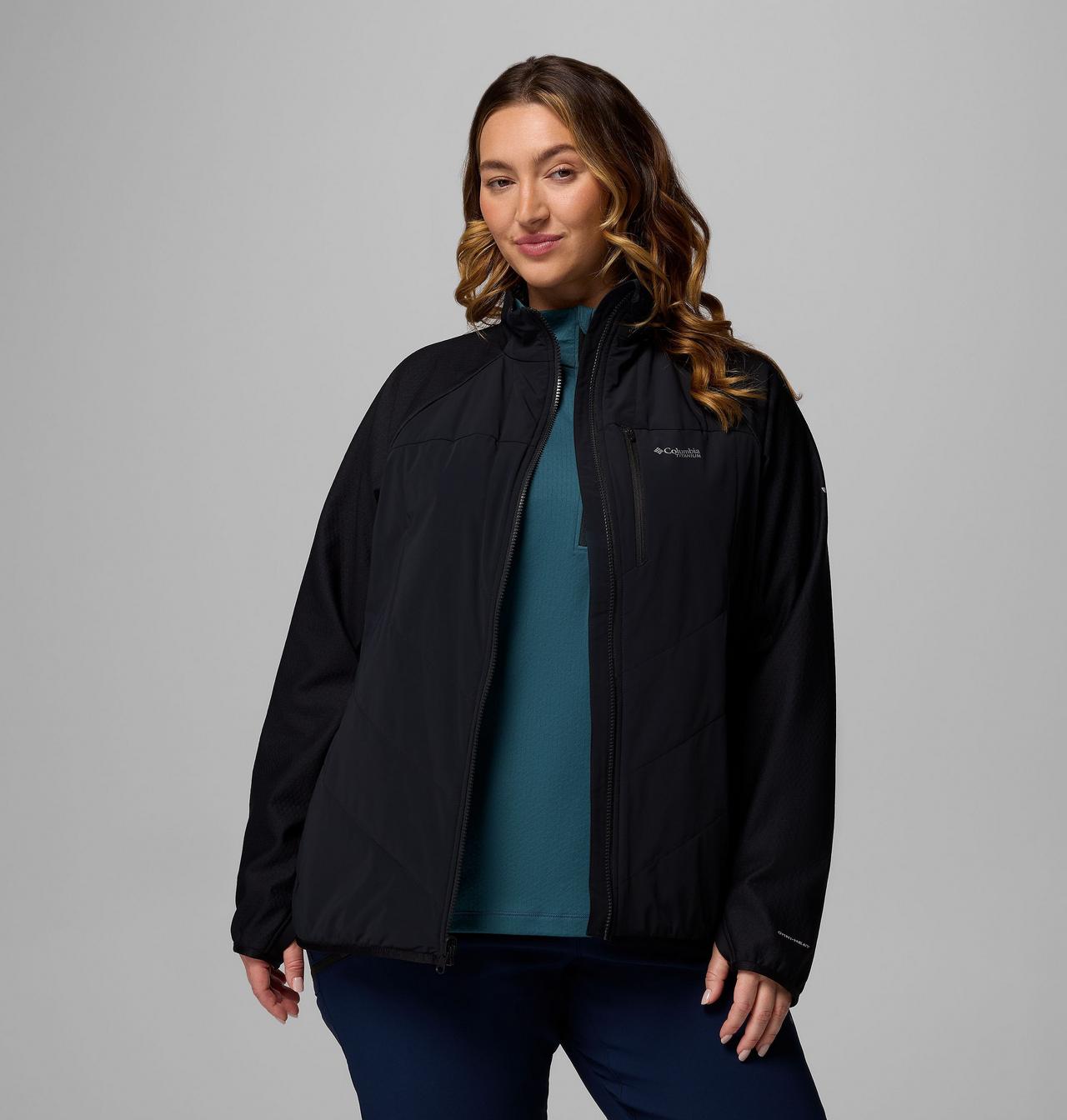 Women's Arctic Crest™ Hybrid Full Zip - Plus Size 5