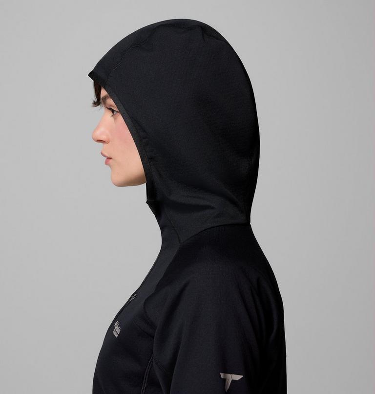 Women's Arctic Crest Bonded Technical Fleece Jacket, Color: Black, image 10