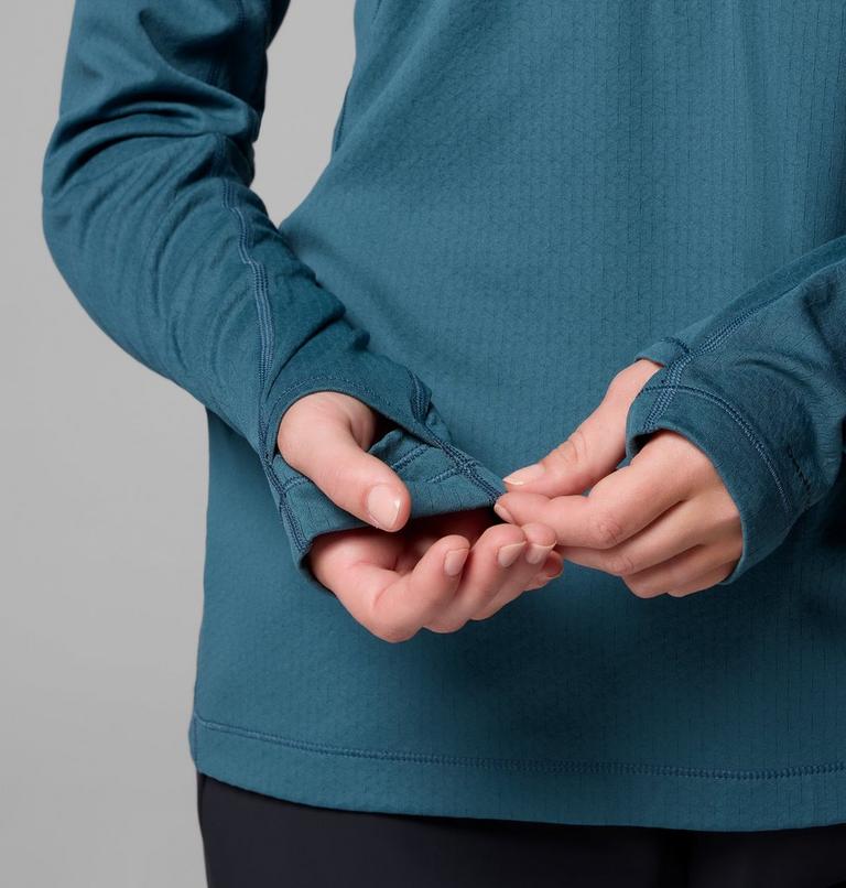 Women's DriVenture Technical Long Sleeve T-Shirt, Color: Everblue, Black, image 7
