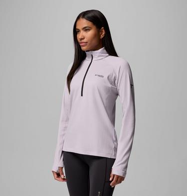 Maglia tecnica a manica lunga DriVenture da donna, Color: Lavender Pearl, White, image 4