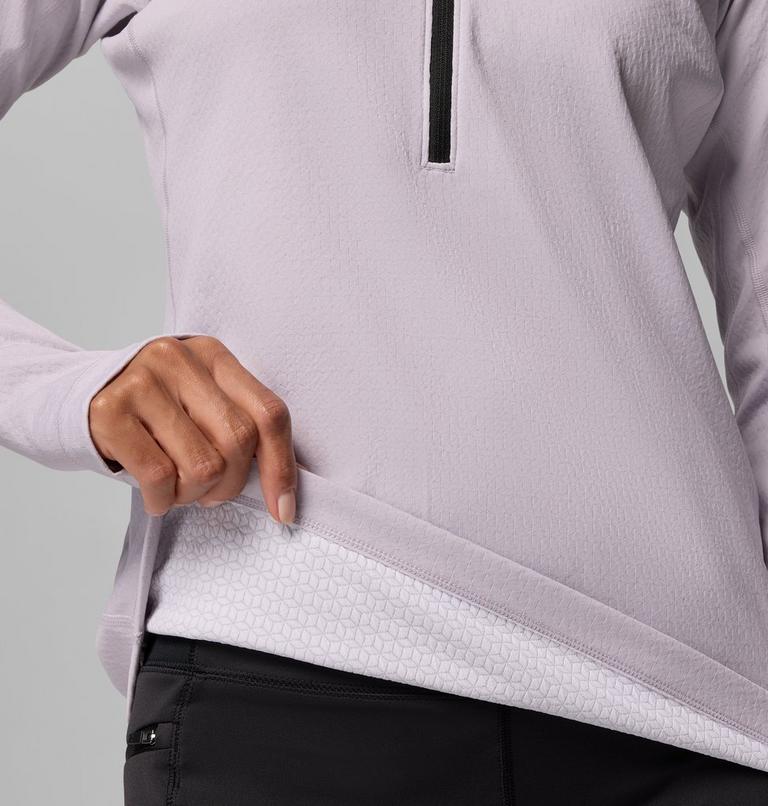 Women's DriVenture Technical Long Sleeve T-Shirt, Color: Lavender Pearl, White, image 5