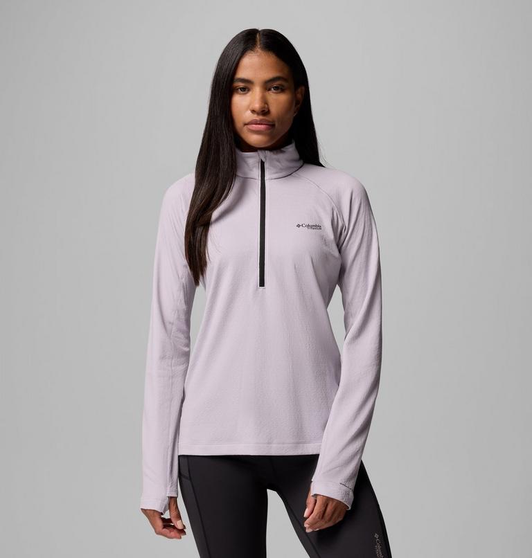 Women's DriVenture Technical Long Sleeve T-Shirt, Color: Lavender Pearl, White, image 1