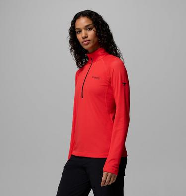T-shirt Technique Manches Longues DriVenture Femme, Color: Poppy Red, image 4