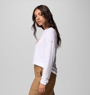 Ruby Springs Longsleeve mit Grafik für Frauen, Color: White, Colorful Treescape, image 16