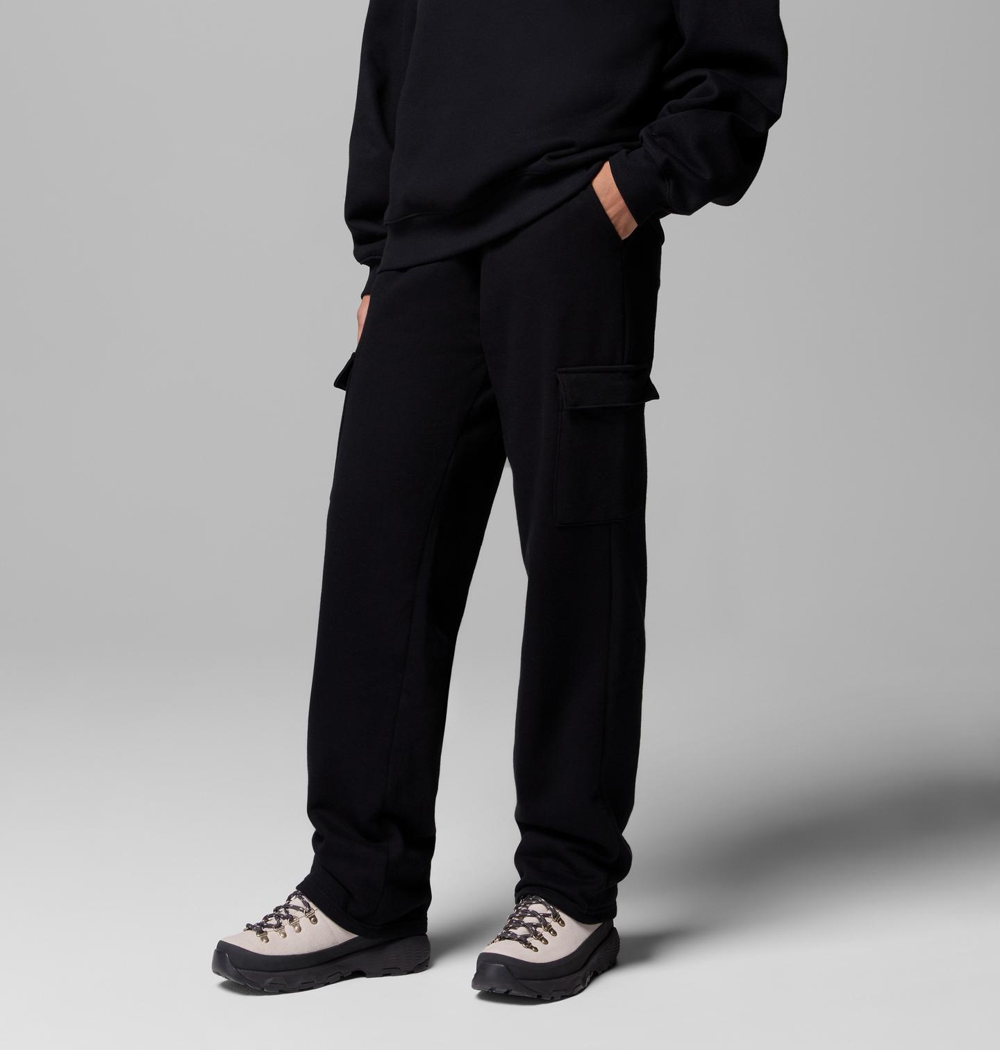 Женские брюки Columbia Aldermore Fleece Cargo Sweatpants, цвет: Чёрный — фото 4