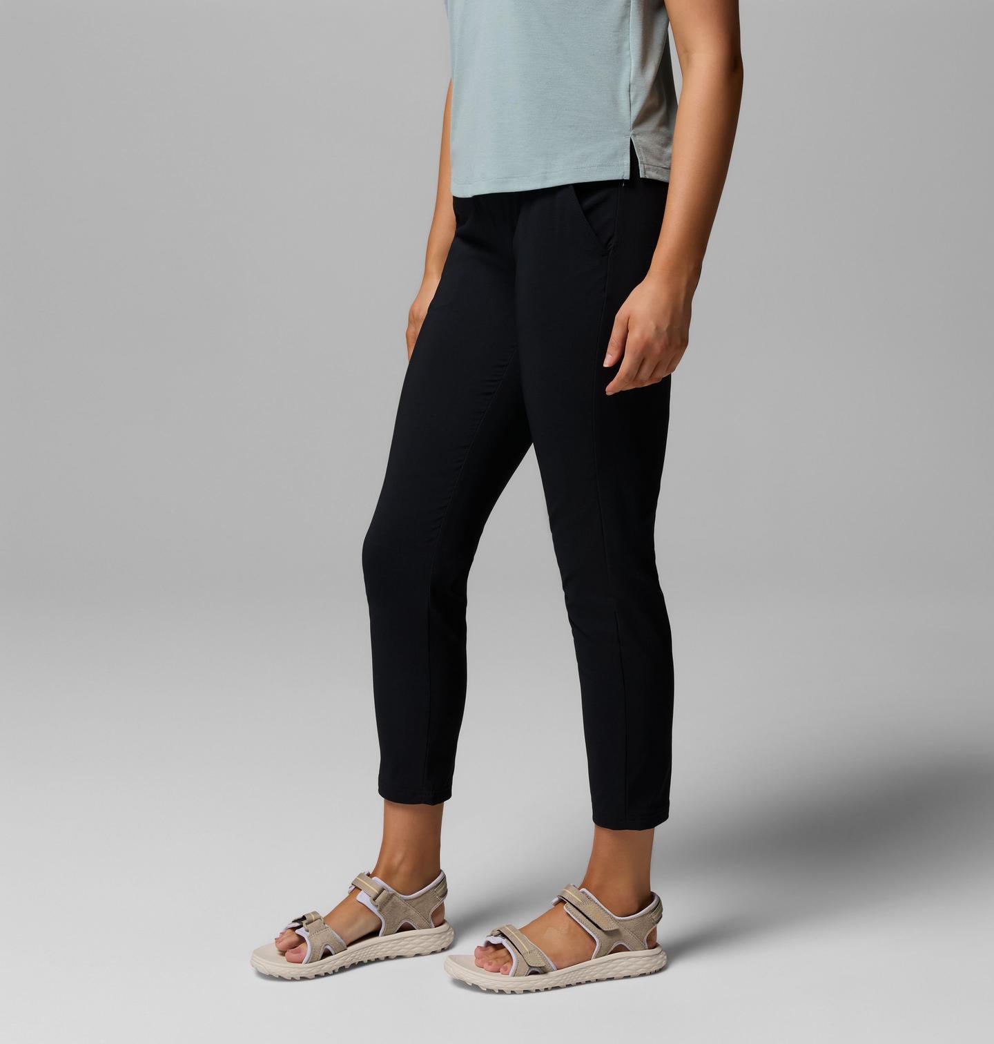 Женские брюки Columbia All Seasons Slim Pull-On, цвет: Чёрный — фото 4