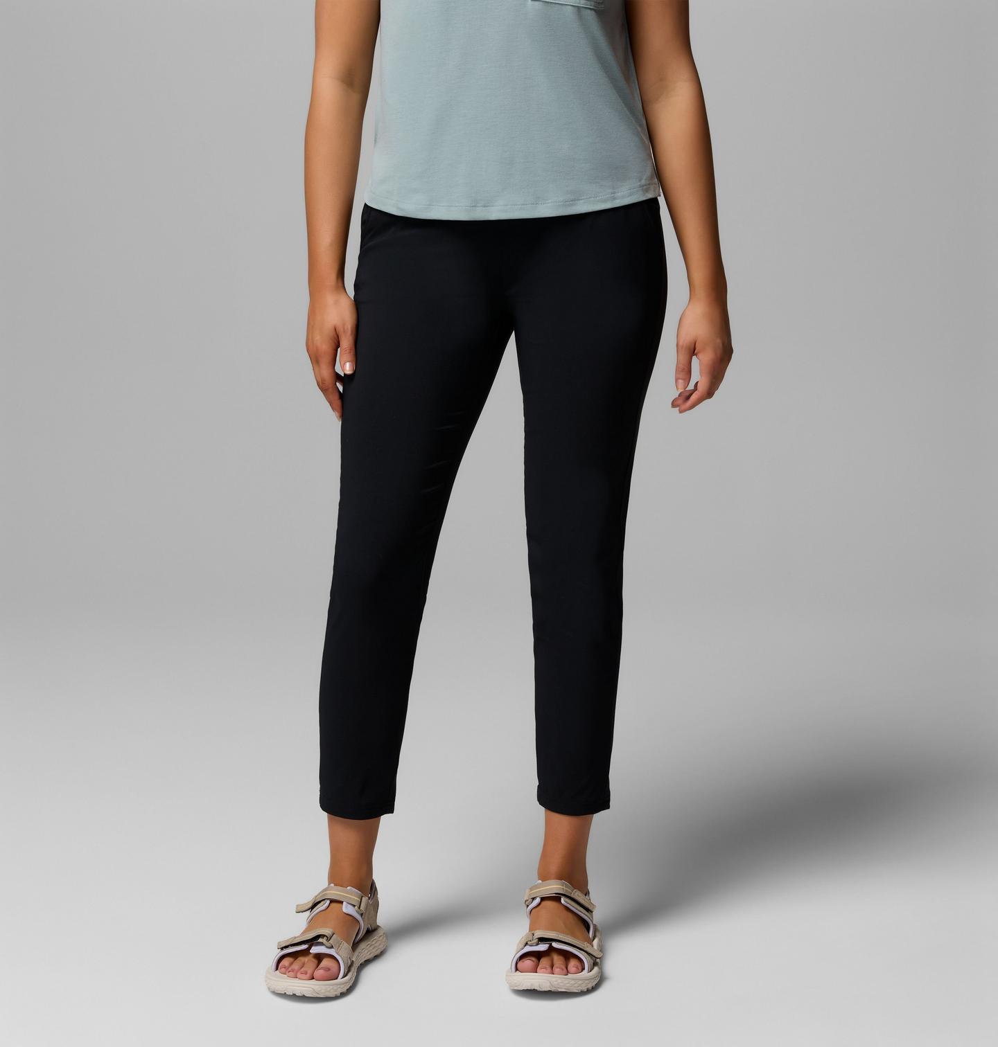Женские брюки Columbia All Seasons Slim Pull-On, цвет: Чёрный — фото 1