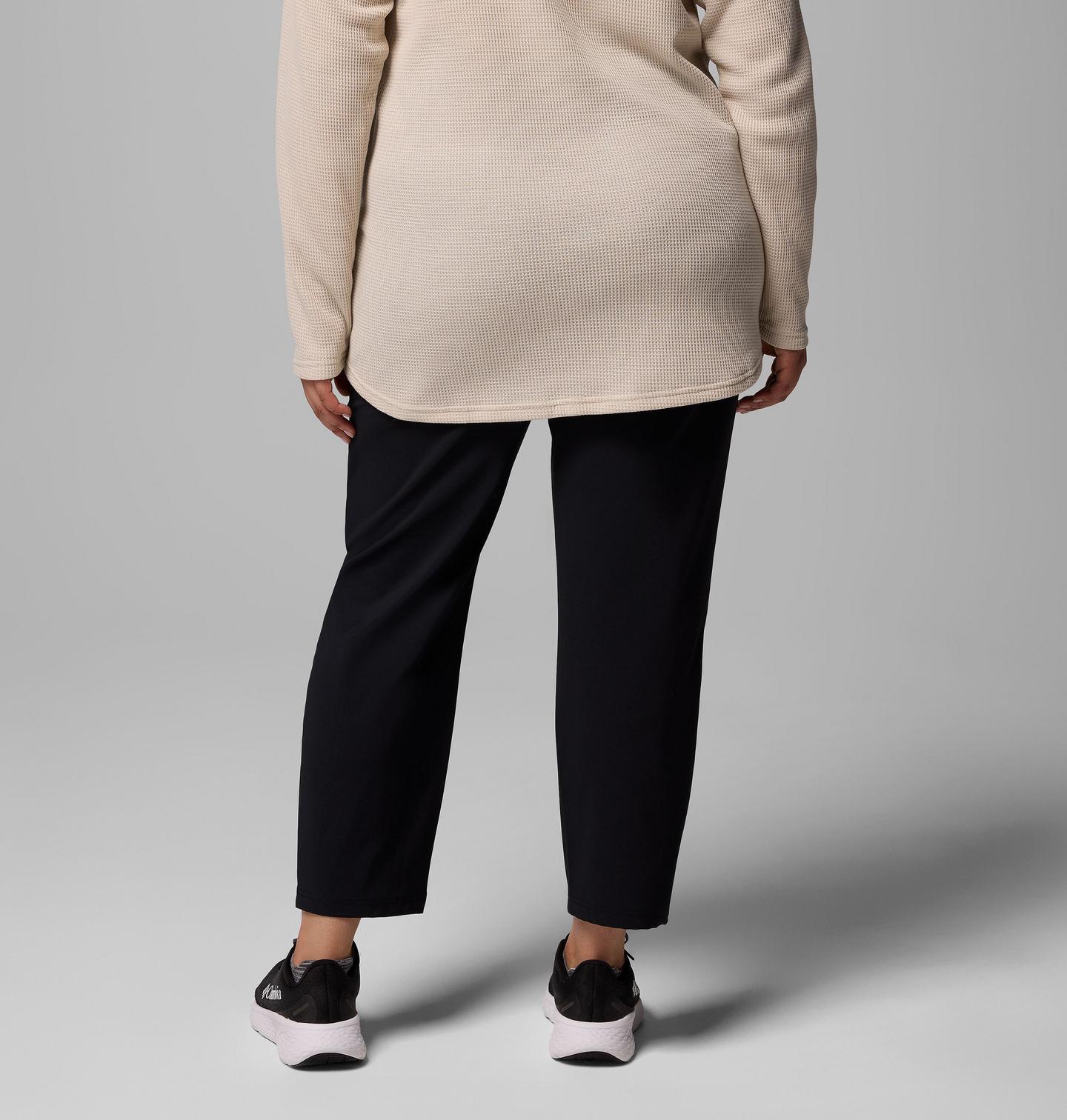 Женские брюки Columbia All Seasons Slim Pull-On Pants - Plus Size, цвет: Чёрный — фото 3