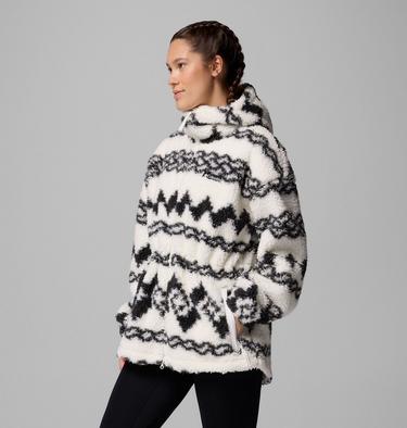 Chaqueta de forro polar con capucha Rare Escape para mujer, Color: Shark Knit Knot Tonal, image 8