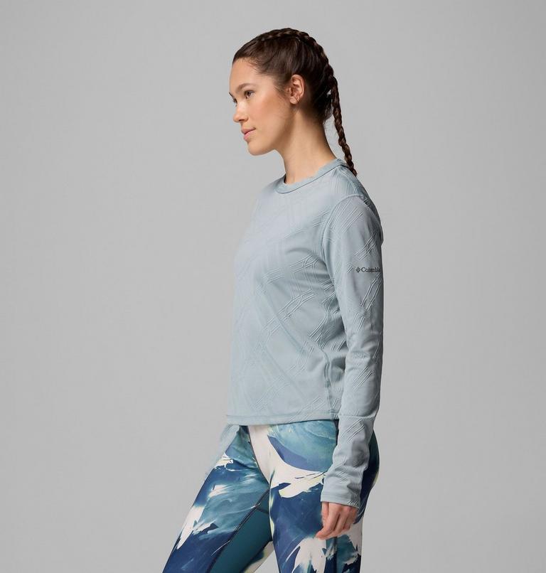 Camiseta manga larga Granite Point para mujer, Color: Crushed Blue, image 4