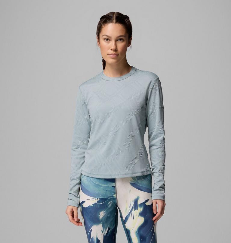 Camiseta manga larga Granite Point para mujer, Color: Crushed Blue, image 1