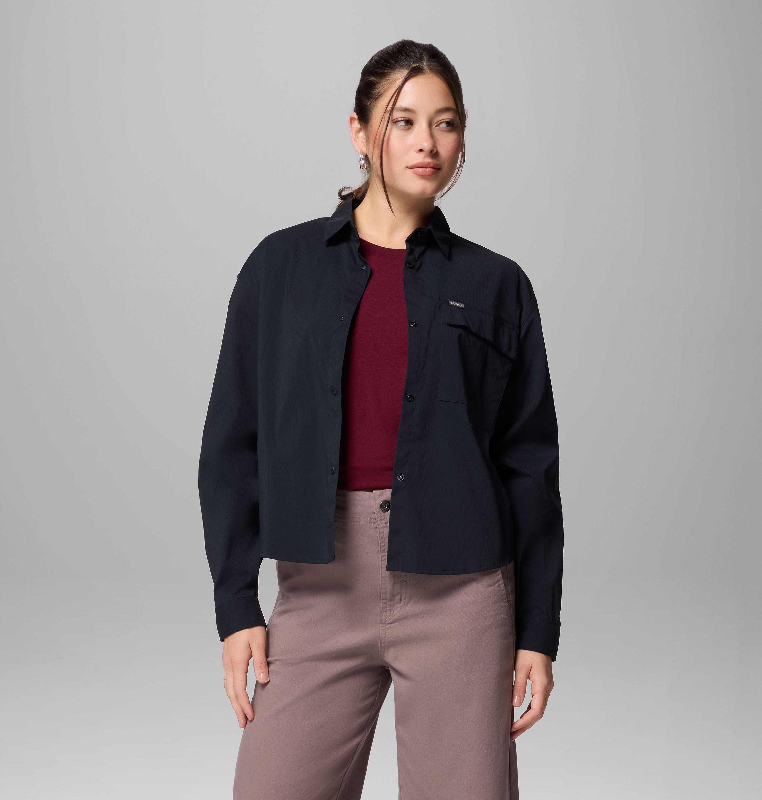 Chemise tissée à manches longues Granite Point pour femme 5