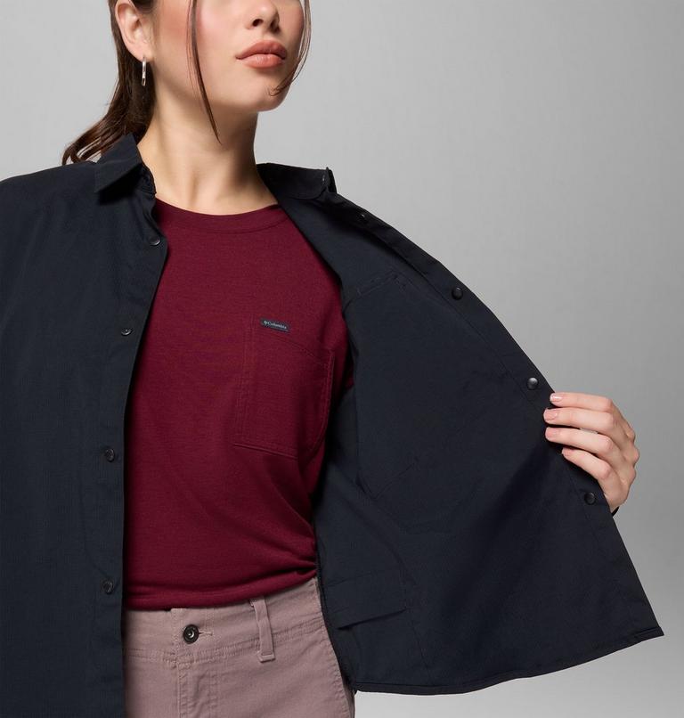 Women's Granite Point Woven Shirt, Color: Black, image 6
