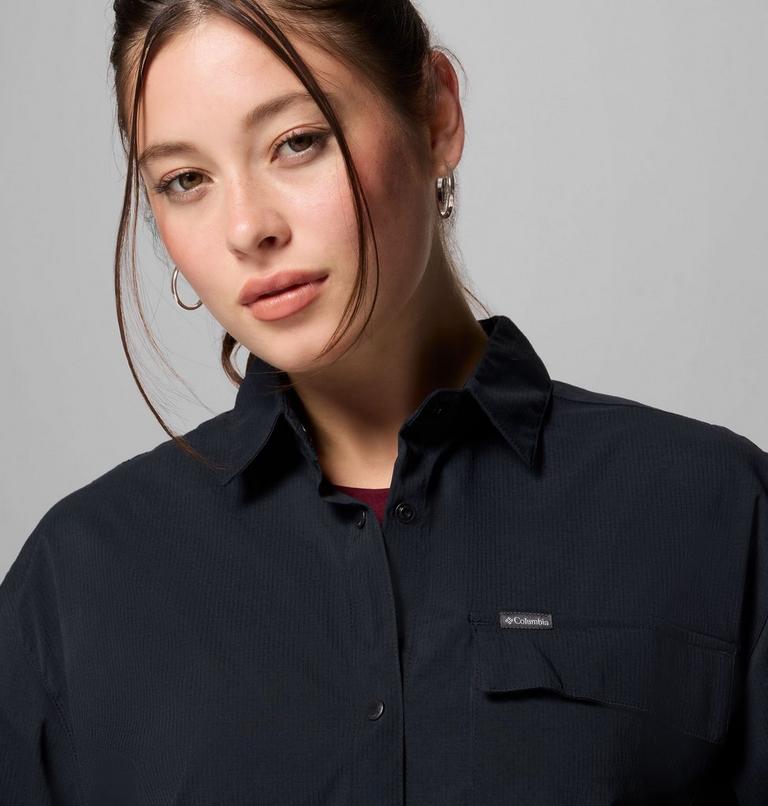 Women's Granite Point Woven Shirt, Color: Black, image 7