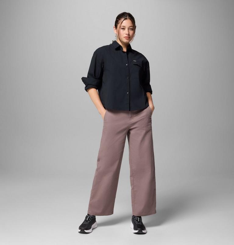 Women's Granite Point Woven Shirt, Color: Black, image 2