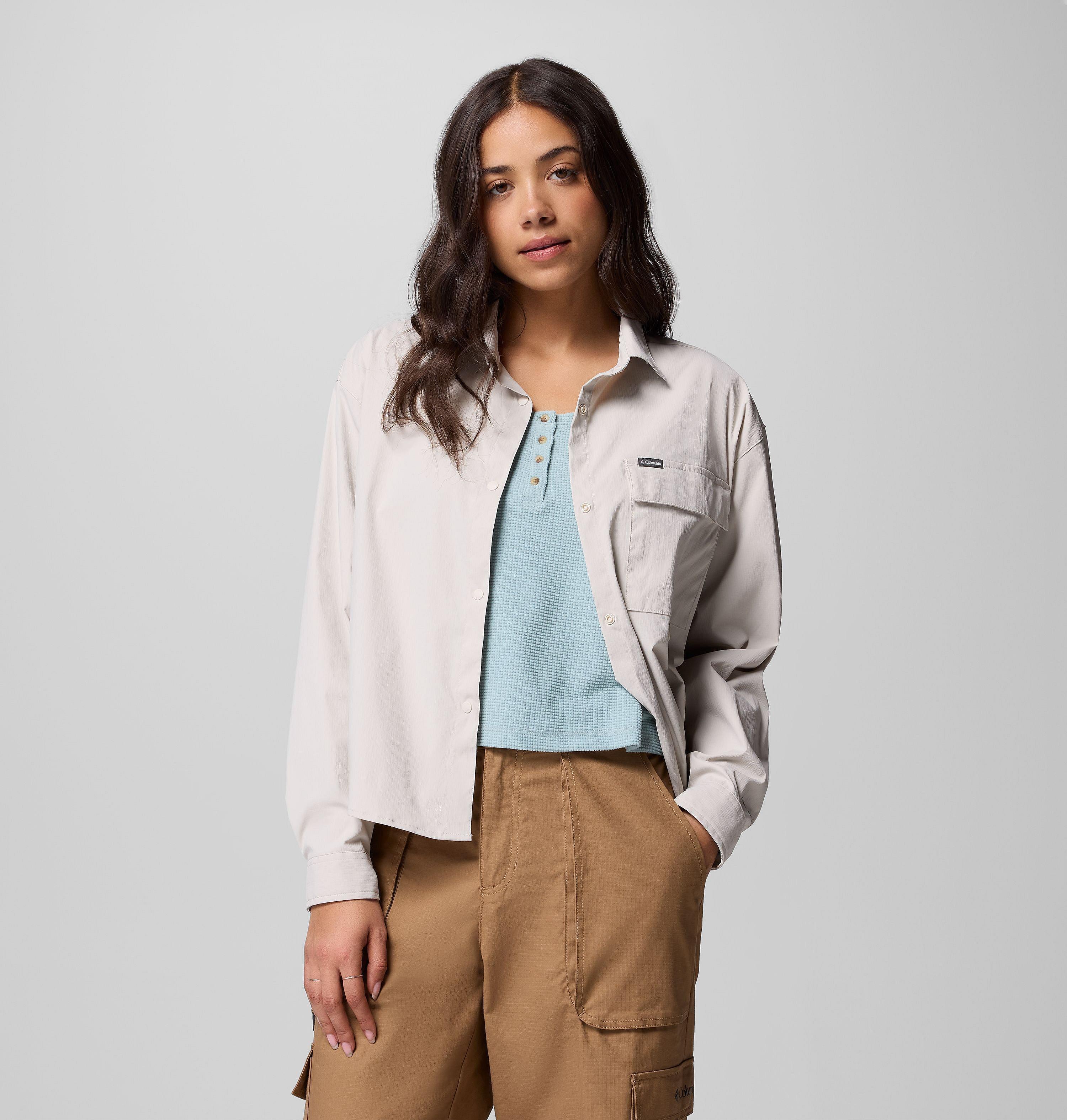 Women's Granite Point Woven Long Sleeve Shirt 5