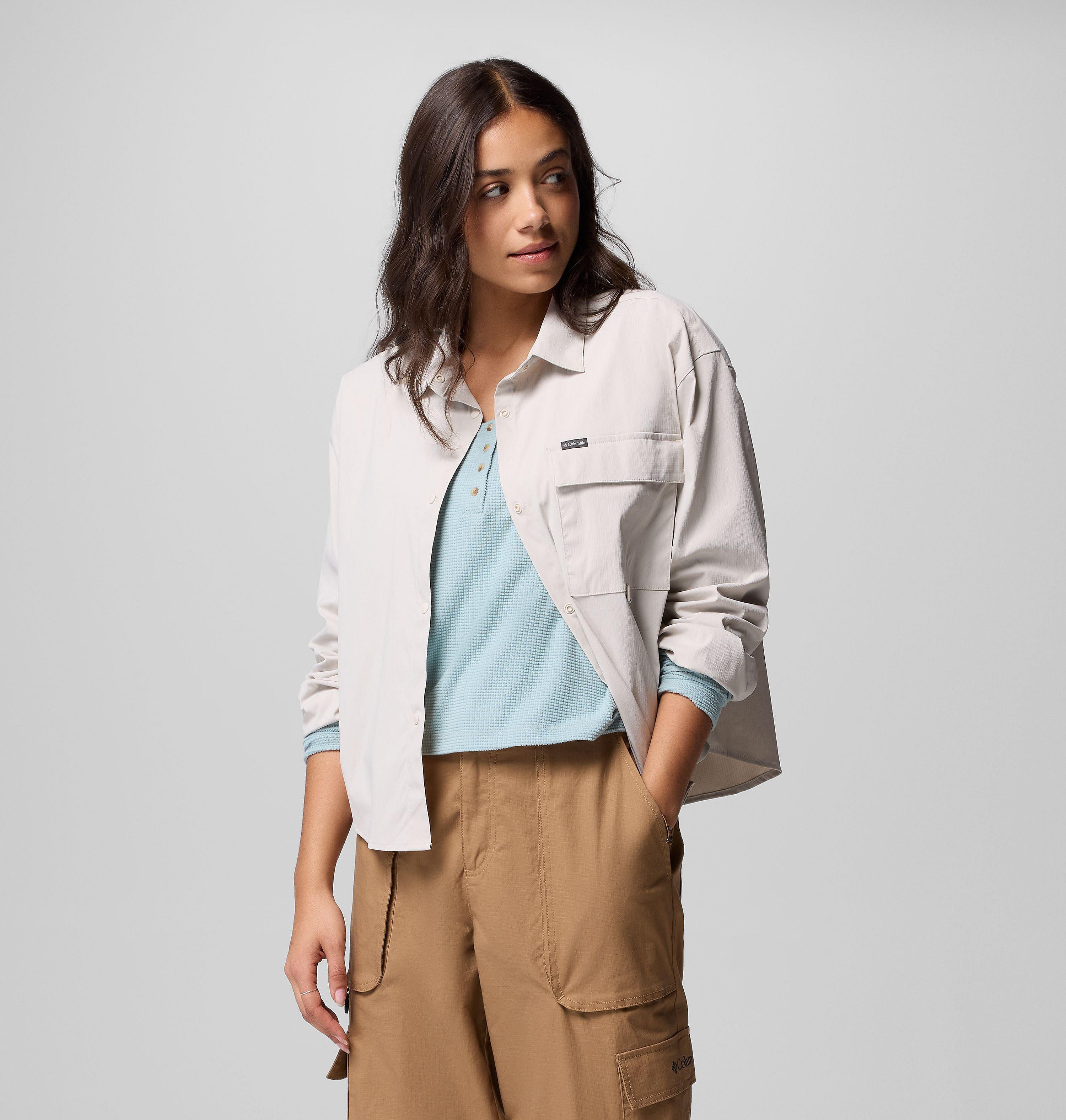 Women's Granite Point Woven Long Sleeve Shirt 9