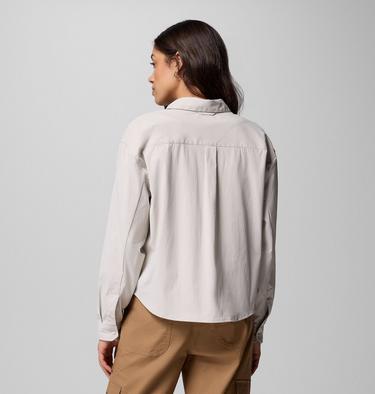 Women's Granite Point Woven Shirt, Color: Dark Stone, image 3