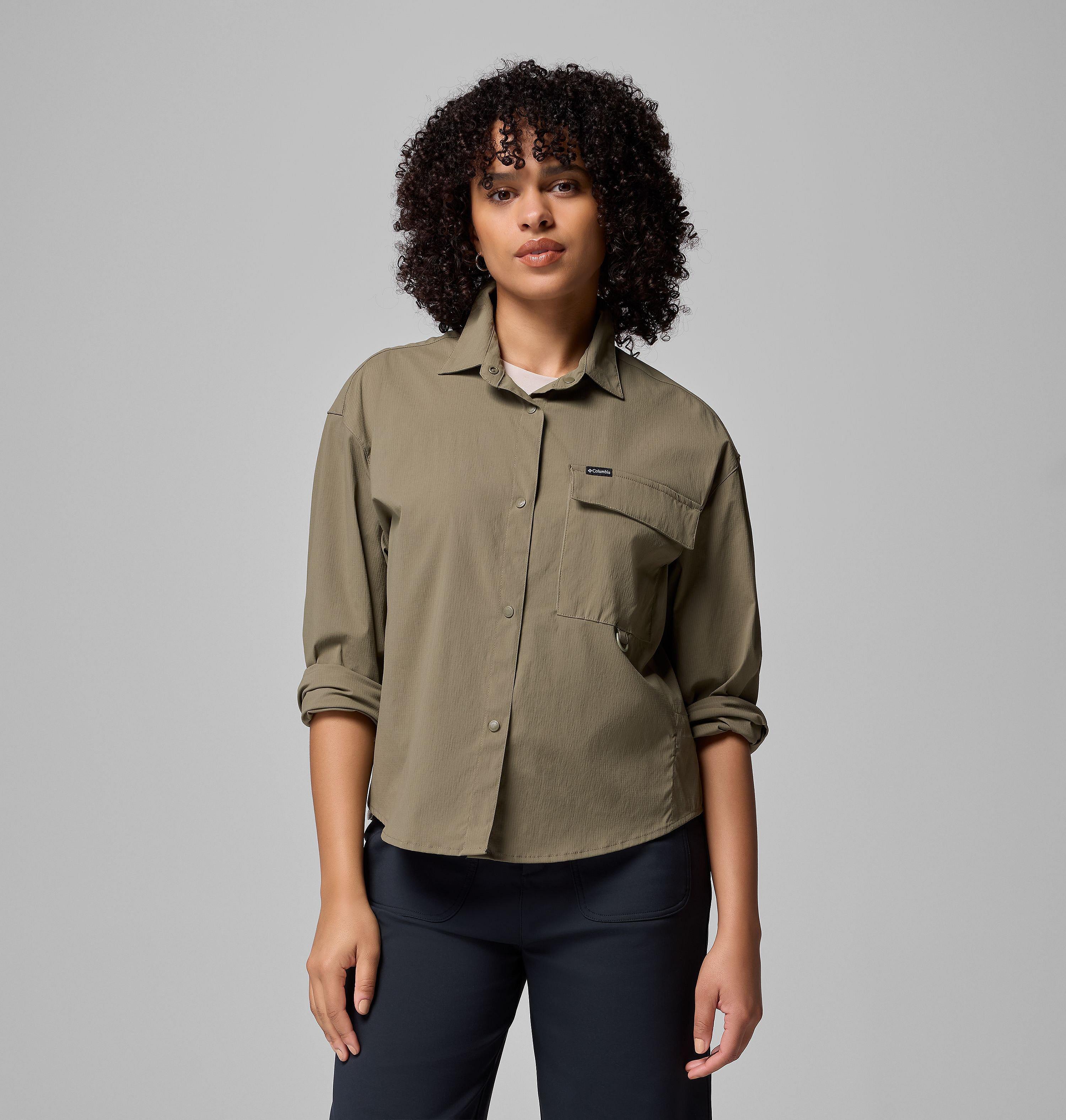Women's Granite Point Woven Long Sleeve Shirt 5