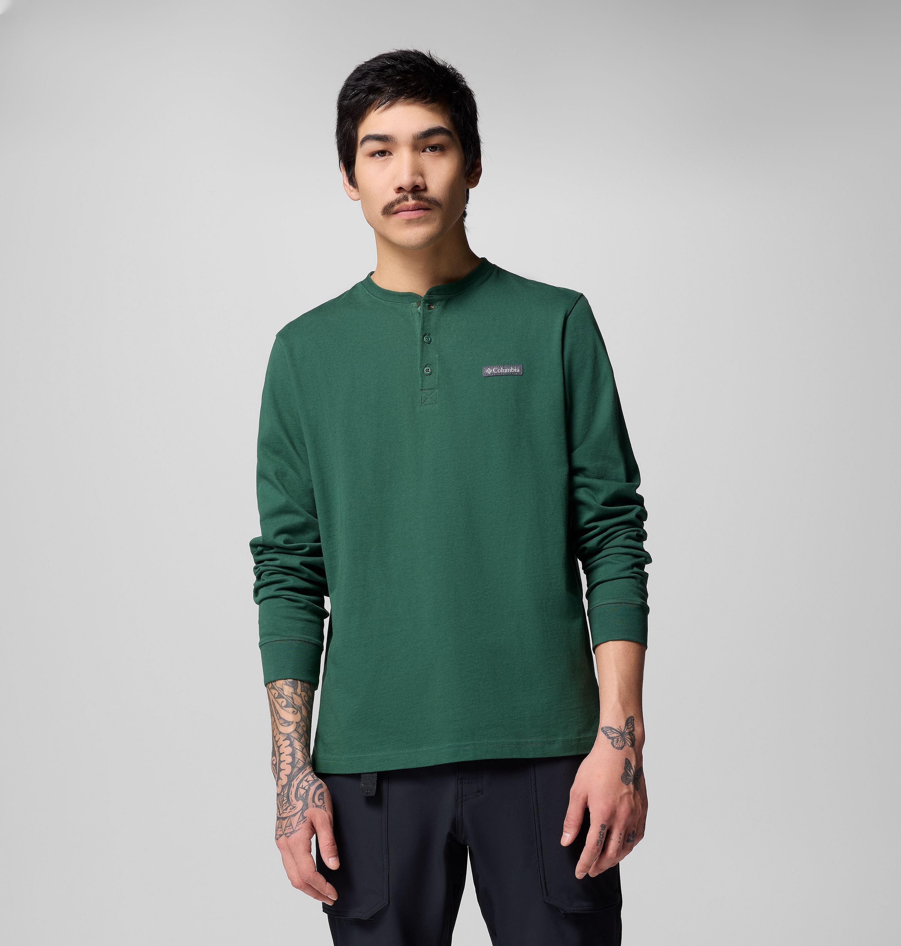 Men's Landroamer Long Sleeve Henley 5