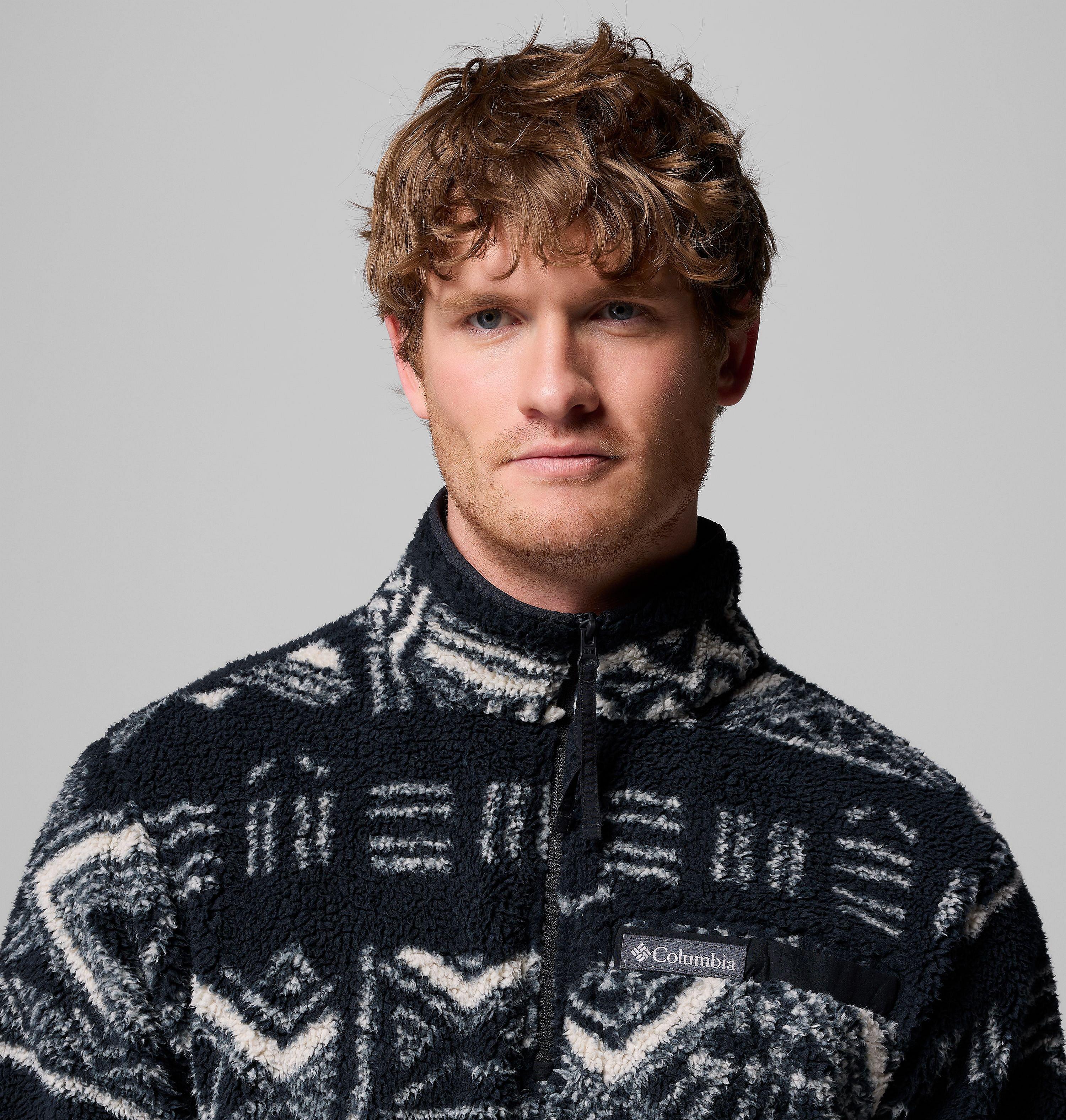 Men's Rugged Ridge High Pile Half Zip Jacket | Columbia