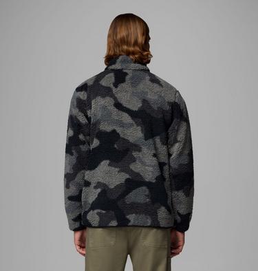 Polaire Demi-zip en Sherpa Rugged Ridge Homme, Color: Black Mod Camo, image 15