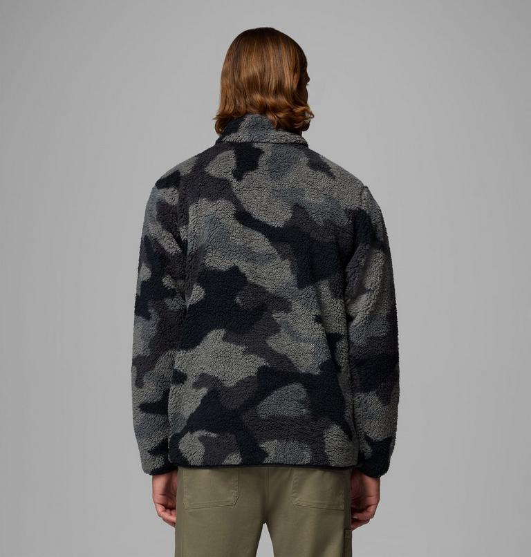 Forro polar sherpa con media cremallera Rugged Ridge para hombre, Color: Black Mod Camo, image 3