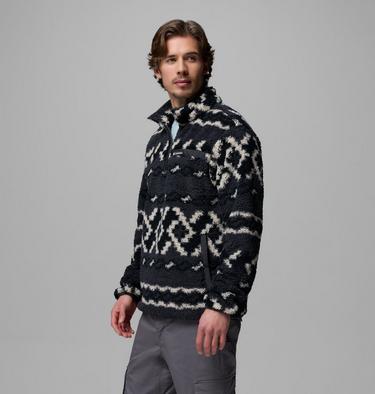 Men's Rugged Ridge Sherpa Half Zip Fleece, Color: Shark Knitknot, image 12