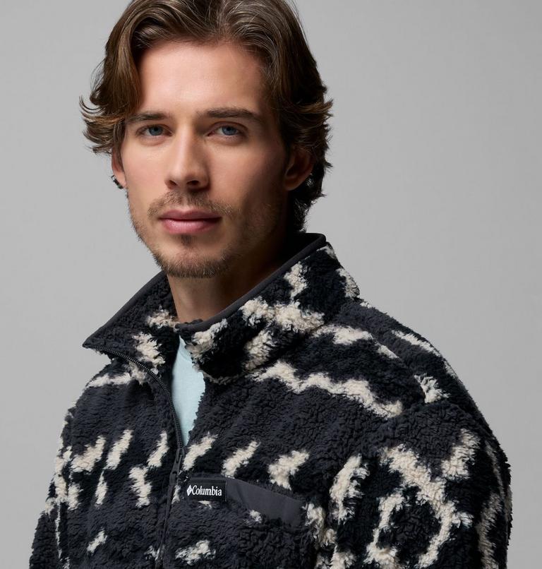 Men's Rugged Ridge Sherpa Half Zip Fleece, Color: Shark Knitknot, image 5