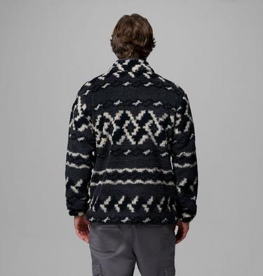 Men's Rugged Ridge Sherpa Half Zip Fleece, Color: Shark Knitknot, image 11