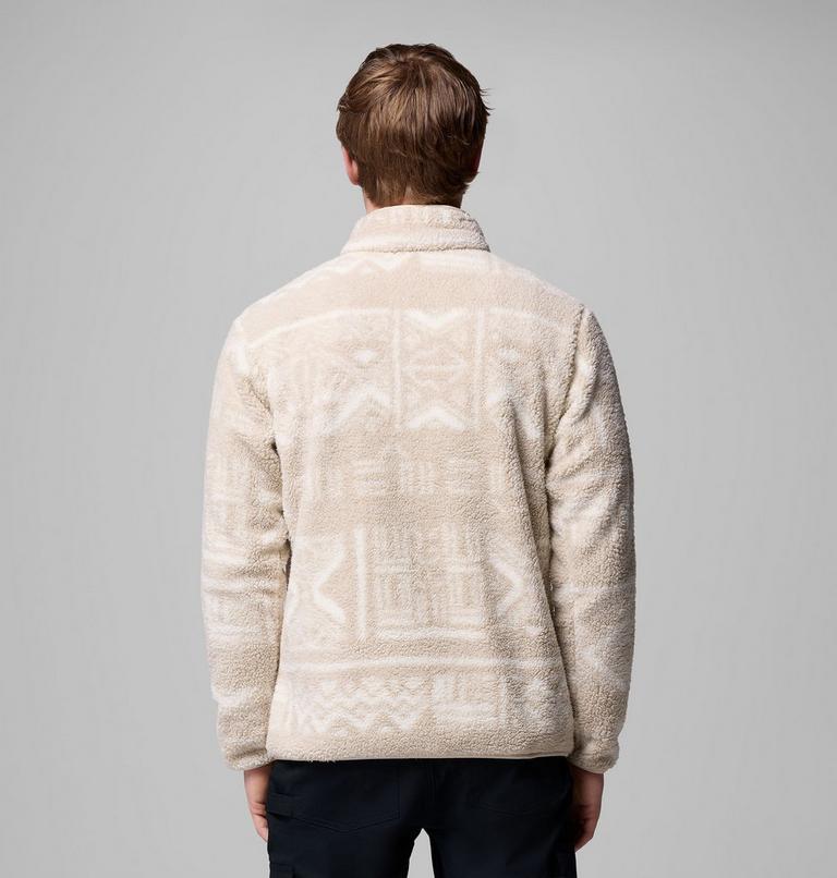 Forro polar sherpa con media cremallera Rugged Ridge para hombre, Color: Dark Stone Deschutes Days, image 3