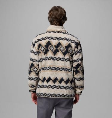 Men's Rugged Ridge Sherpa Half Zip Fleece, Color: Dark Stone Knitknot, image 19