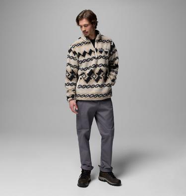 Men's Rugged Ridge High Pile Half Zip Jacket, Color: Dark Stone Knitknot, image 10