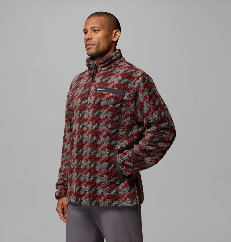 Men's Rugged Ridge Sherpa Half Zip Fleece, Color: Sedona Sage Twills, image 4