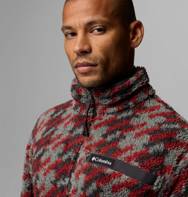 Men's Rugged Ridge Sherpa Half Zip Fleece, Color: Sedona Sage Twills, image 5
