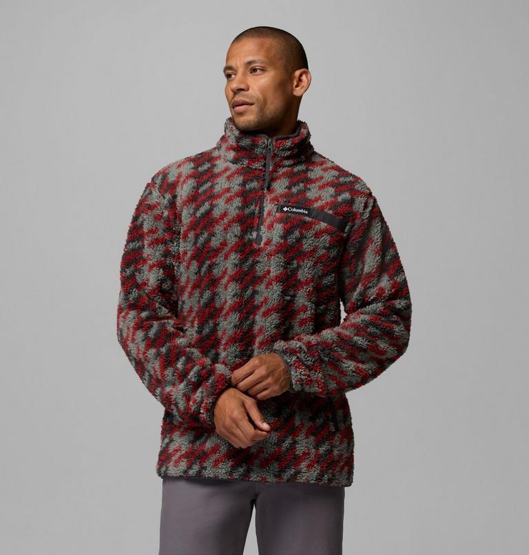 Men's Rugged Ridge Sherpa Half Zip Fleece, Color: Sedona Sage Twills, image 1