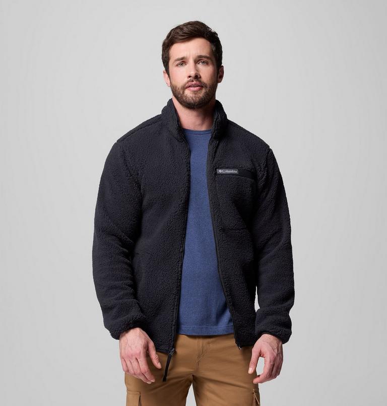 Men's Rugged Ridge High Pile Full Zip Fleece Jacket, Color: Black, image 5